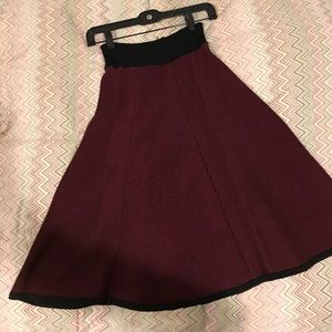 Metallic ALine skirt